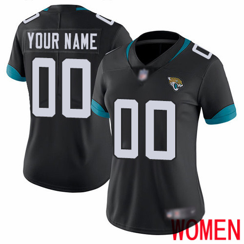 Limited Black Women Home Jersey NFL Customized Football Jacksonville Jaguars Vapor Untouchable->customized nfl jersey->Custom Jersey